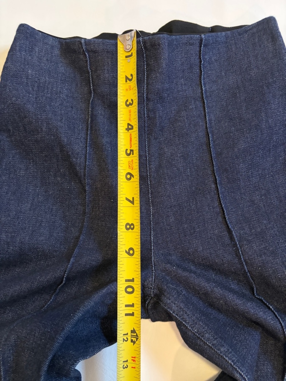 SPANX Jeans Denim Demi Boot Cut Raw Indigo 30” size Small Petite - Picture 12 of 14